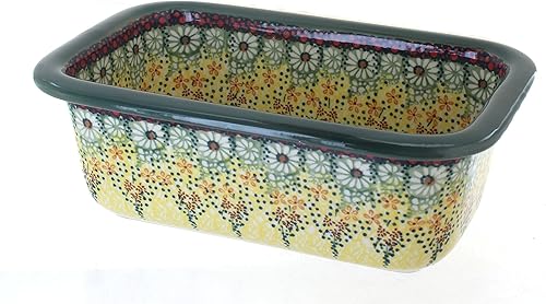 Miniatura 1 de Blue Rose Polaco Cerámica Azul Violeta Pan Panadero