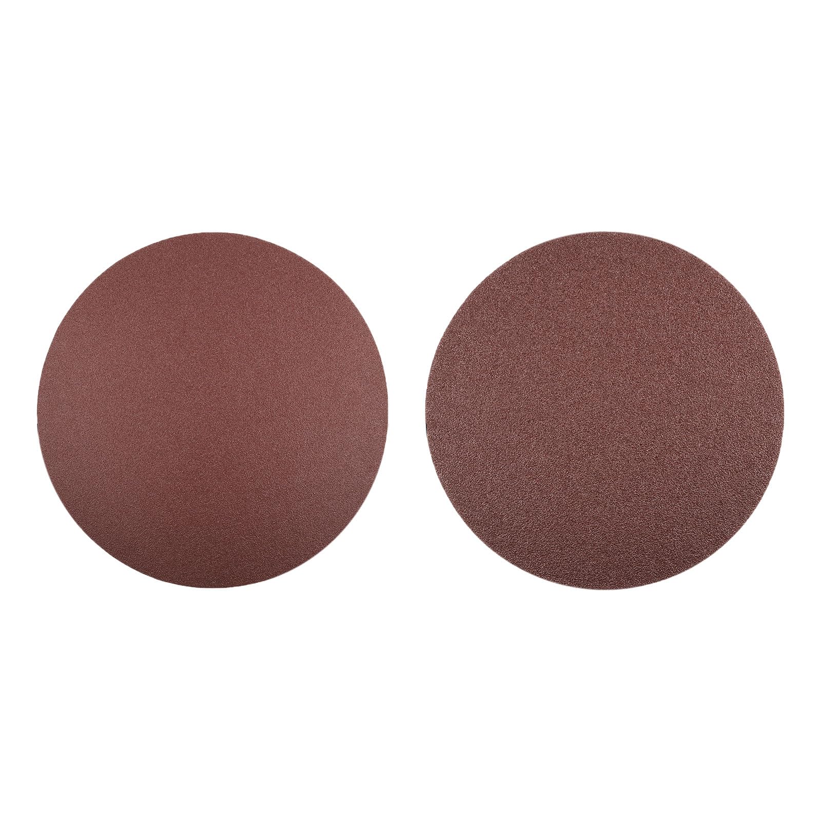 uxcell 8-inch Hook and Loop Sanding Disc, 60-Grits, 120-Grits Aluminum Oxide Flocking Sandpaper for Random Orbital Sander 30pcs