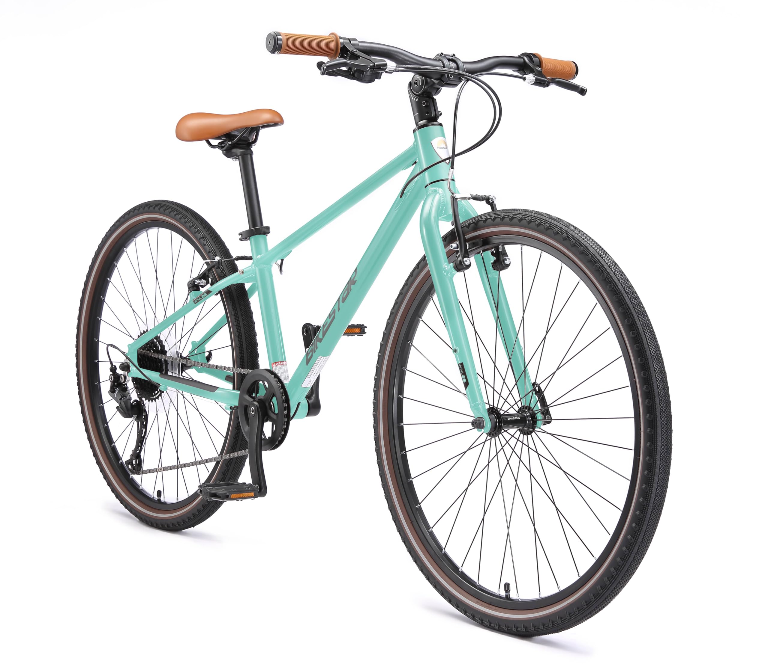 BIKESTAR Leichtgewicht City Bike – Aluminium, 26 Zoll, 9-Gang Shimano