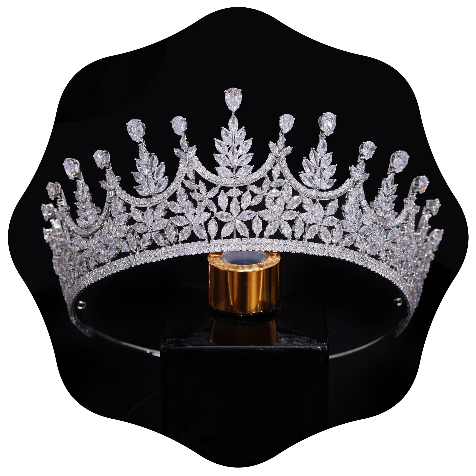 その他 Tiara Amazon.com: Jorsnovs Bride Tiara Wedding Crowns for Women Cubic