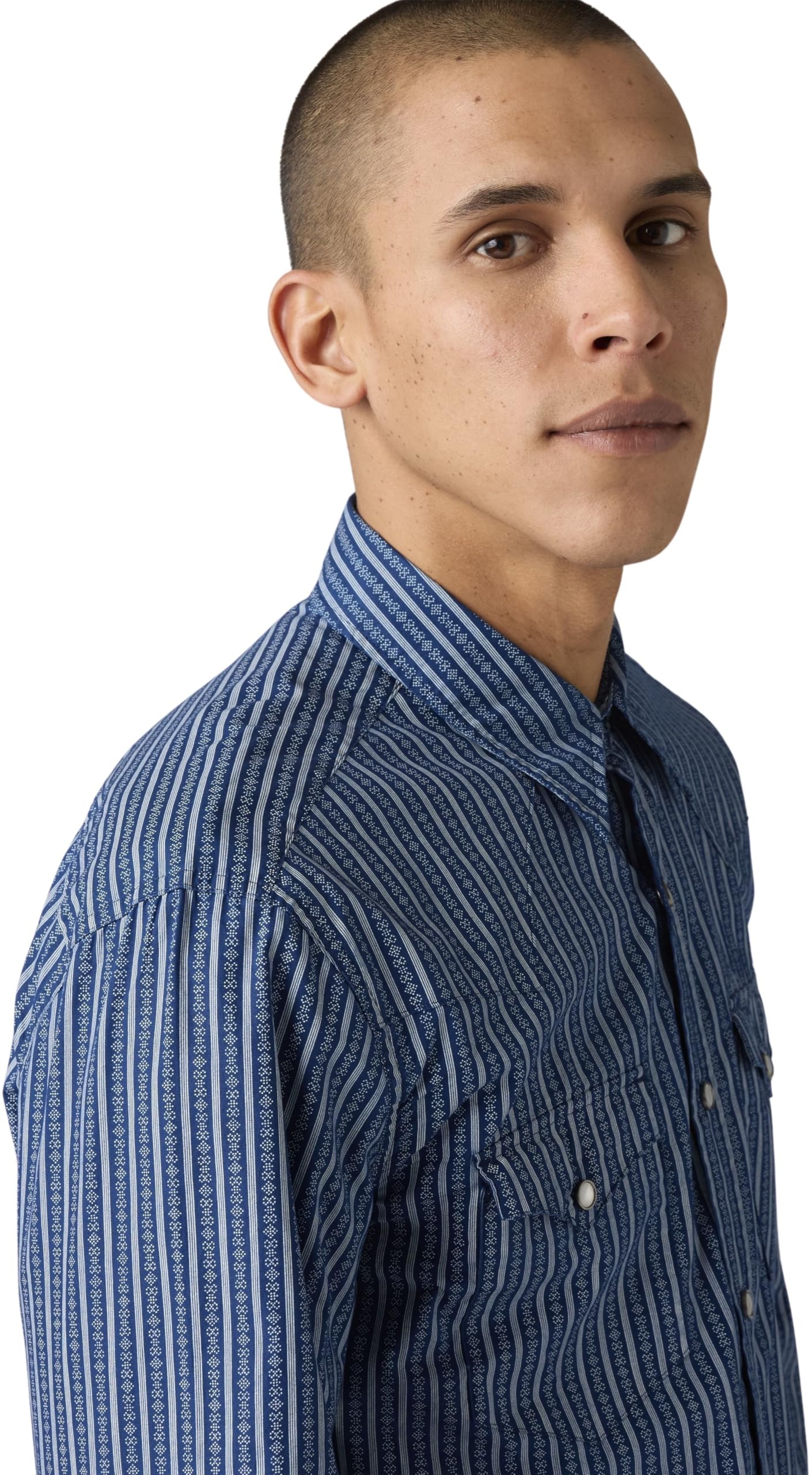 Levi's Hombre Camisa Western Barstow con Cuello francés, Regular Fit