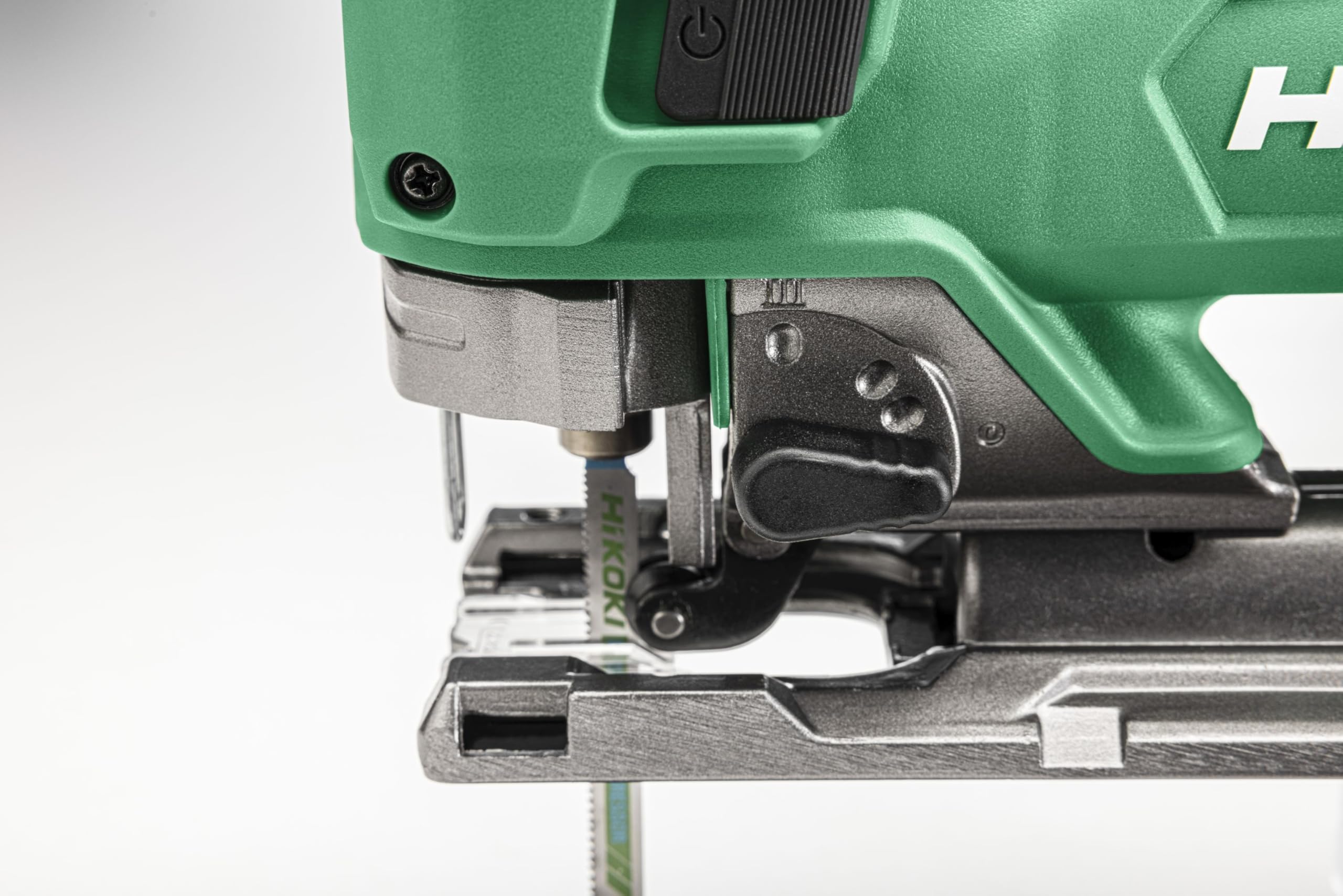 HiKOKI CJ18DBW2Z Scie Sauteuse Sans Fil 18V, Pendulaire, Coupe Bois 135 mm | Livrée en mallette avec lame, sans batterie ni chargeur, coupe onglet 45°, changement de lame rapide et éclairage LED