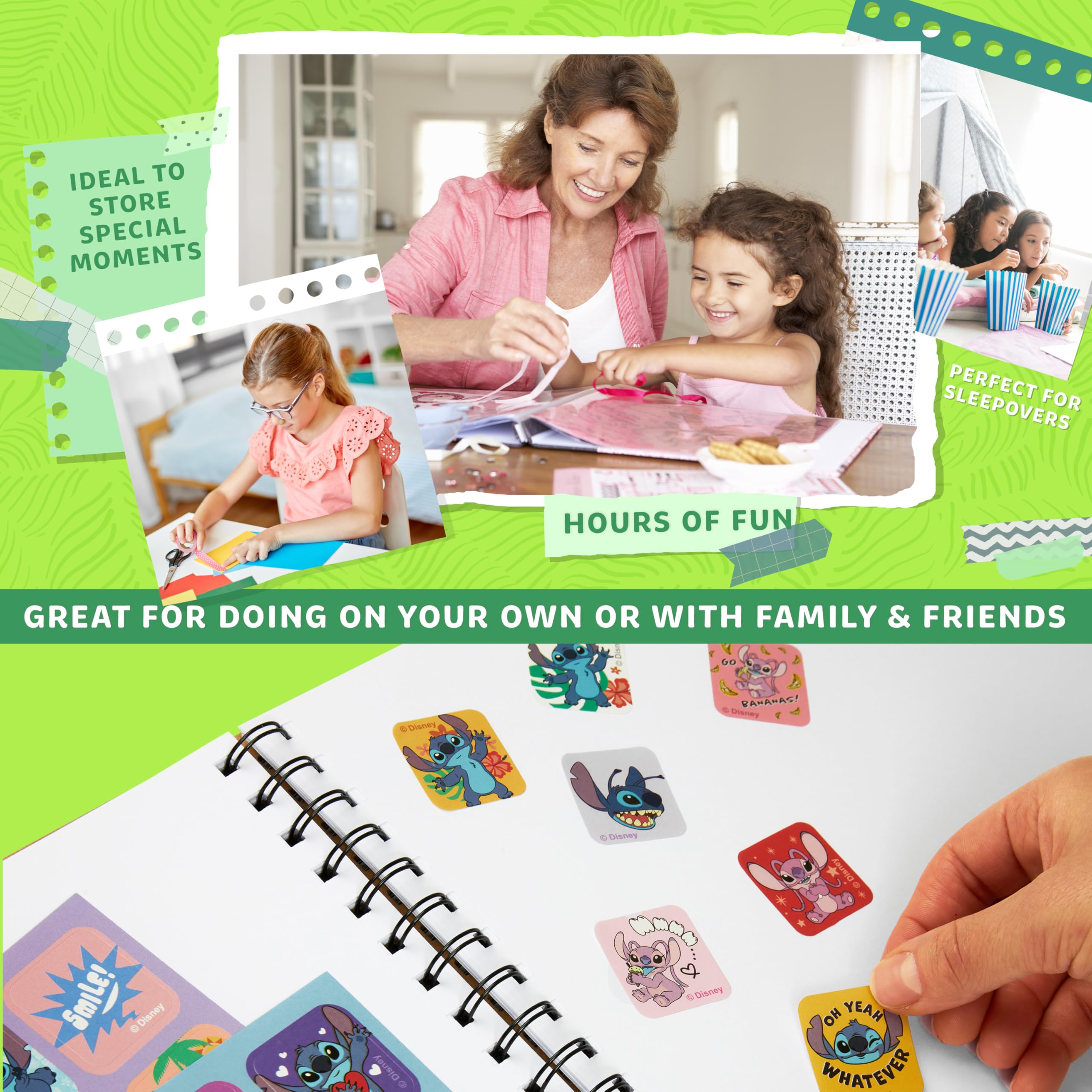 Disney Zestaw do scrapbookingu ścieg dzieci nastolatki rzemiosło zestaw artykuły artystyczne akcesoria do scrapbookingu naklejki długopisy żelowe ścieg prezenty