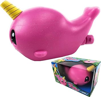 Nina the Narwhal Pink Unicorn of the Sea Water Sprinkler