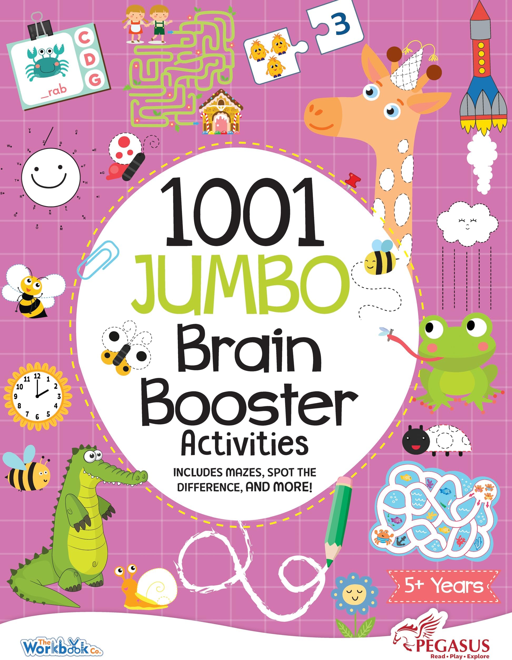 1001 Jumbo Brain Booster Activities for 5 to 8 Years Old Kids|Enhance the Child Mind with Cognitive Excellence with Interactive Activity Book