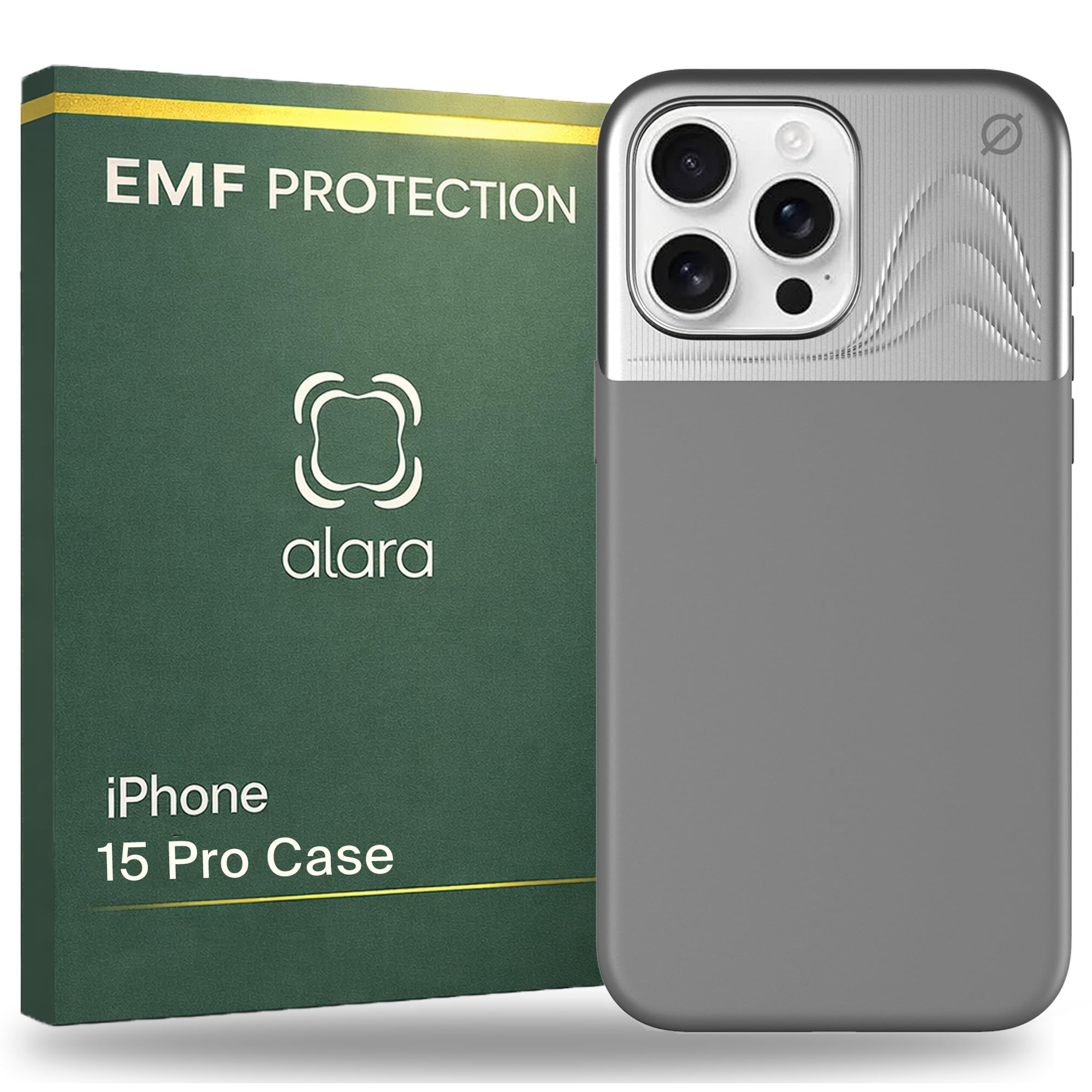 Amazon.com: Atom Studios for iPhone 15 Pro EMF Case, Advanced