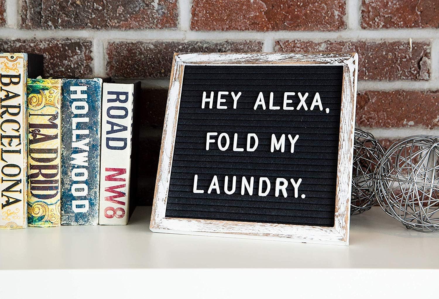 Little Hippo Black Felt Letter Board Sign 10x10 Inch with 690+ PRE-Cut Letters - Rustic Wood Message Board with Letters and stand, Baby Announcement Sign, Back to School Felt Board : Office Products