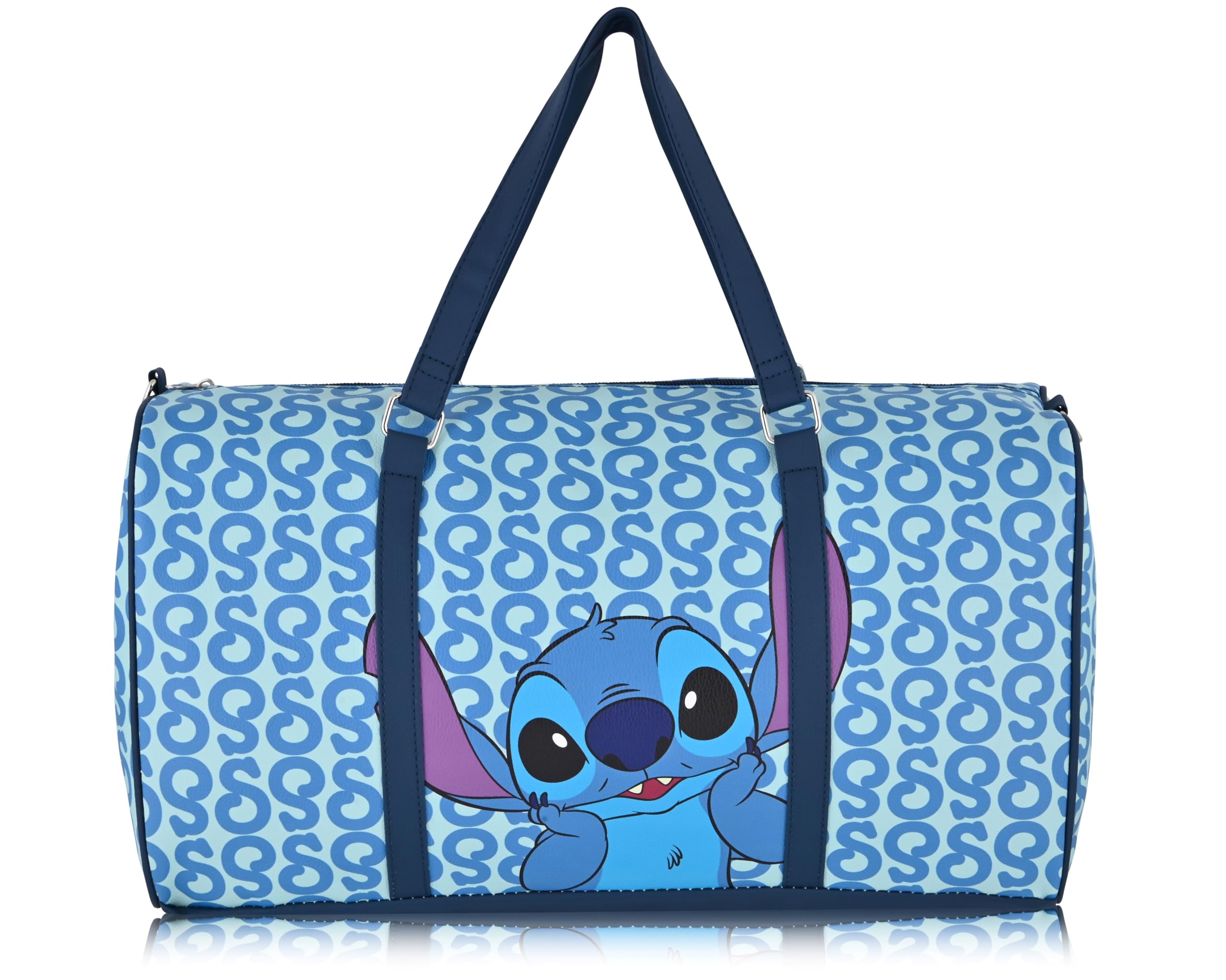 Stitch, Minnie, Mickey, Pooh, Harry Potter, or Jack Skellington 16" Leather Mini Travel Bag, Duffle Bag, Overnight Bag