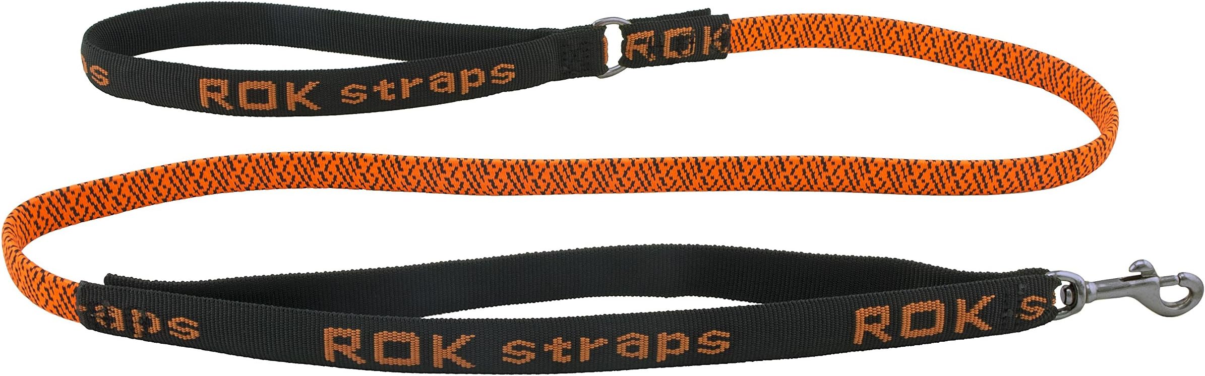 ROK Straps Lead Strap, Reflective Orange