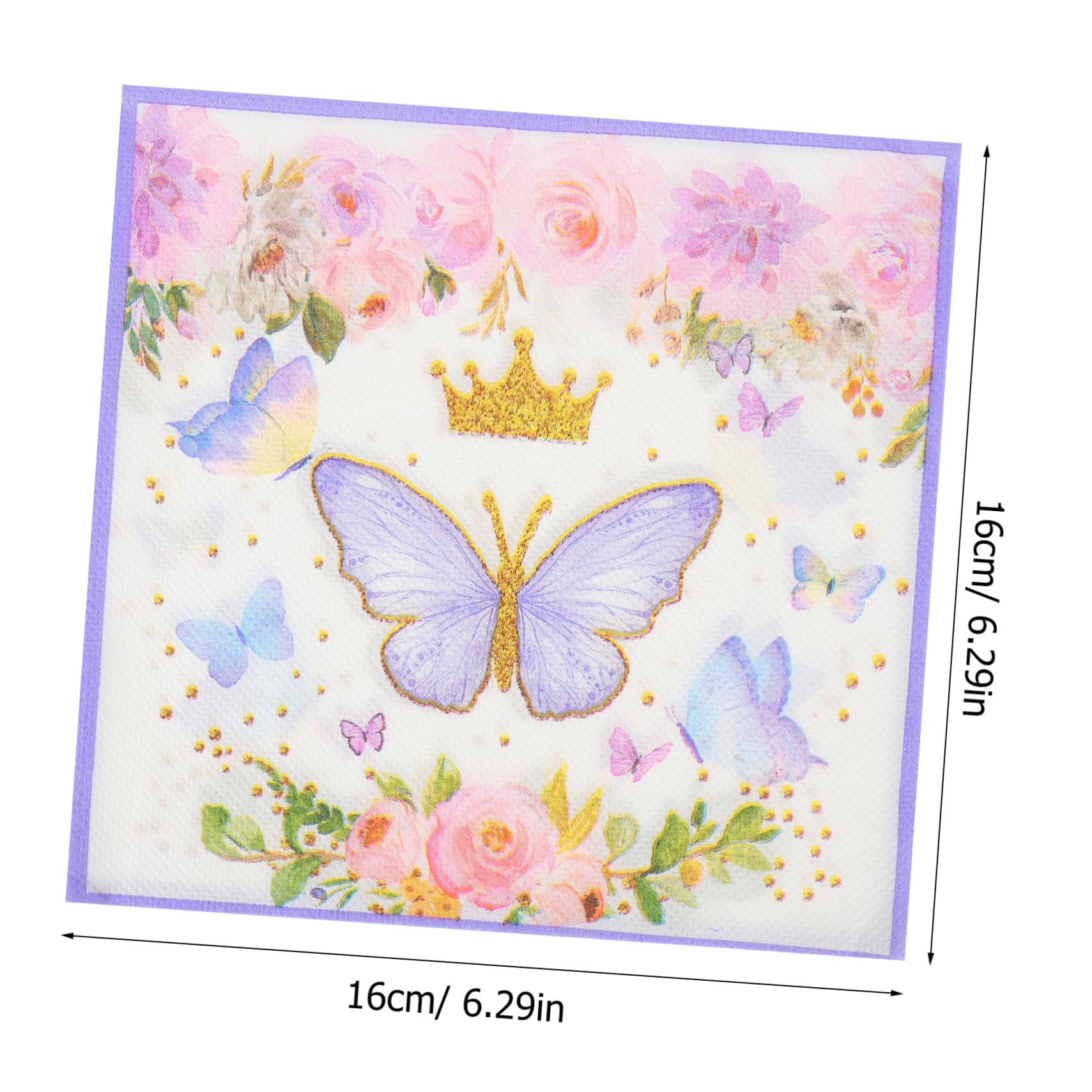 SHERCHPRY 3 series Servilletas Servilletas Fiesta Coloridas Cumpleaños Decorativas Papel 100 piezas*3