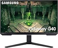 SAMSUNG Monitor Gamer Odyssey 25", FHD, 240 Hz, 1ms, com ajuste de altura, HDMI, DP, Gsync, Freesync, Preto, Série G40