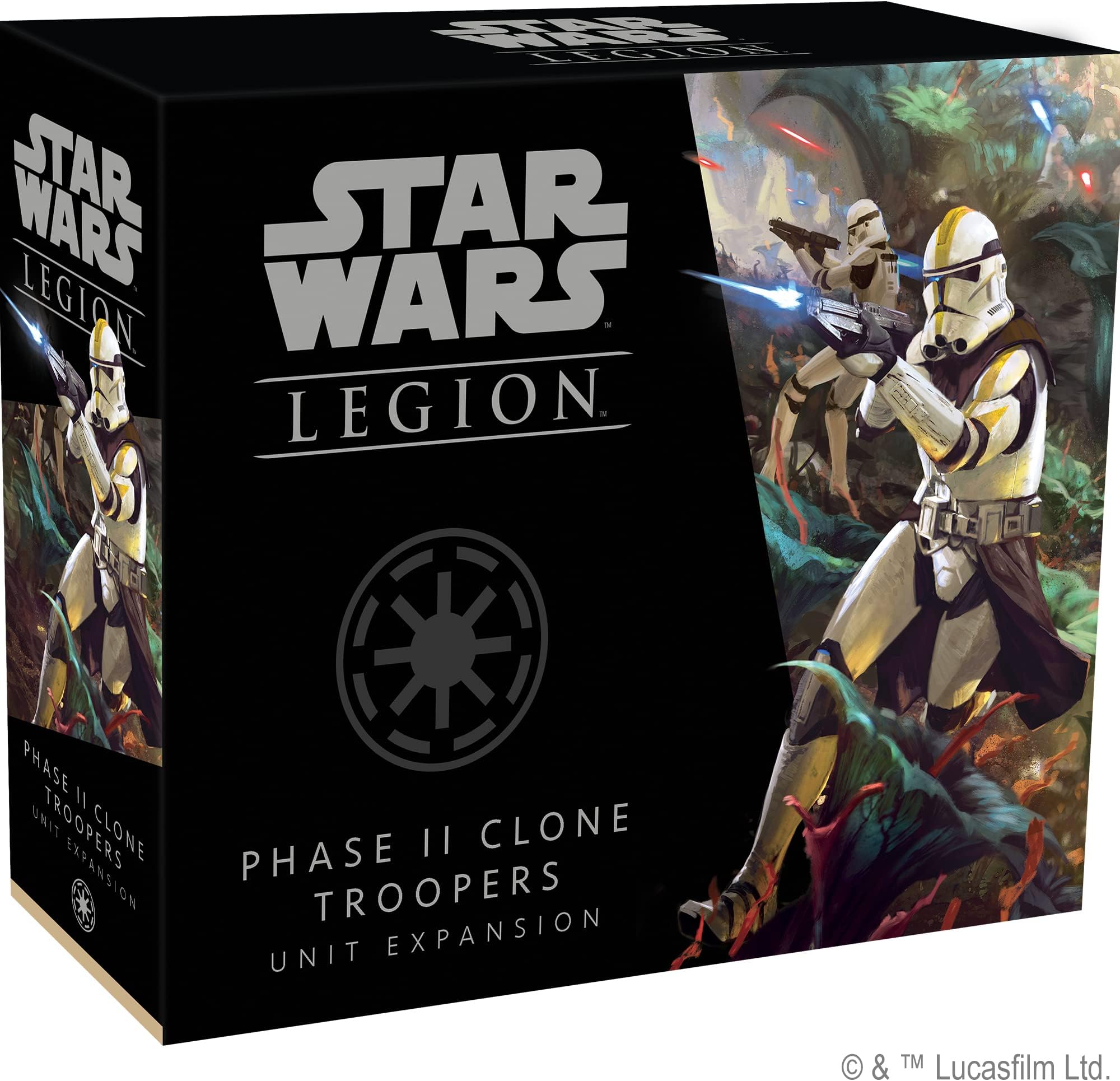 Star Wars: Legion Phase II Clone Troopers Unit Expansion - Unleash Elite Corps! Tabletop Miniatures Strategy Game for Kids and Adults, Ages 14+, 2 Players, 3 Hour Playtime, Made by Atomic Mass Games