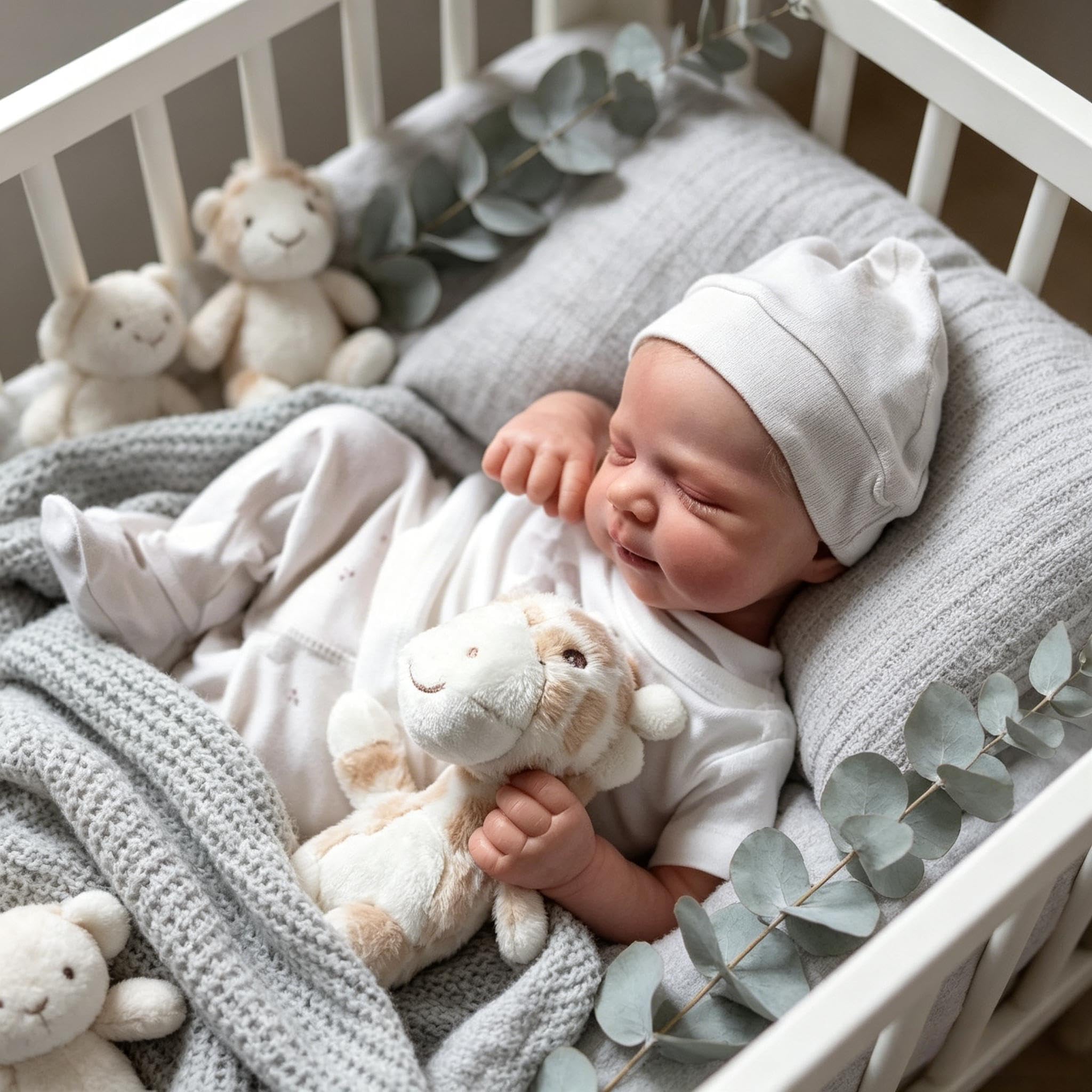 Reborn Lalki dla niemowląt, silikonowe, na całe ciało, 45 cm, prawdziwe lalki, noworodek, realistyczna lalka niemowlęca, zmywalna, winylowa, silikonowa, z akcesoriami do zabawek