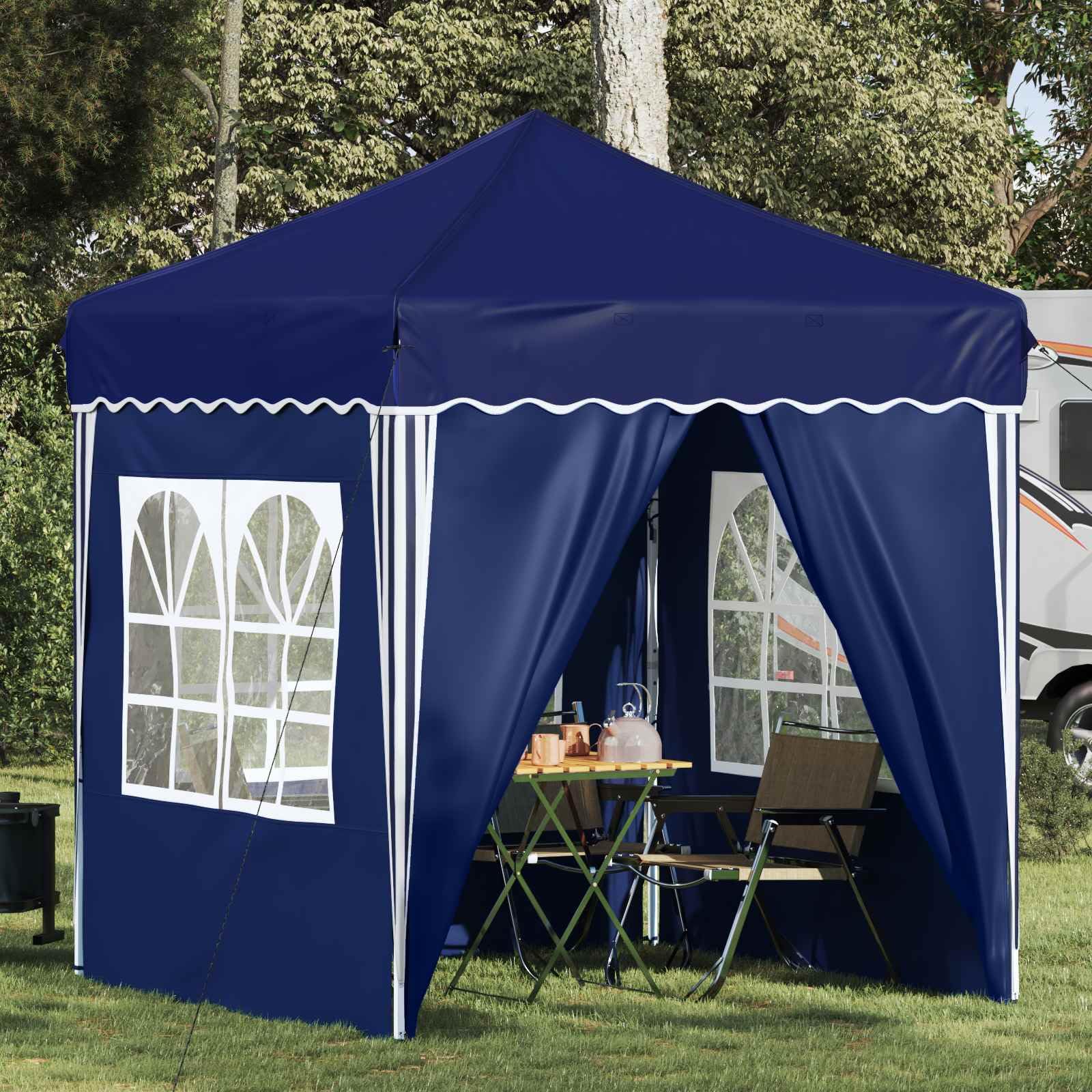 Carpa Plegable para Fiestas 195 x 195 x 245 cm Azul