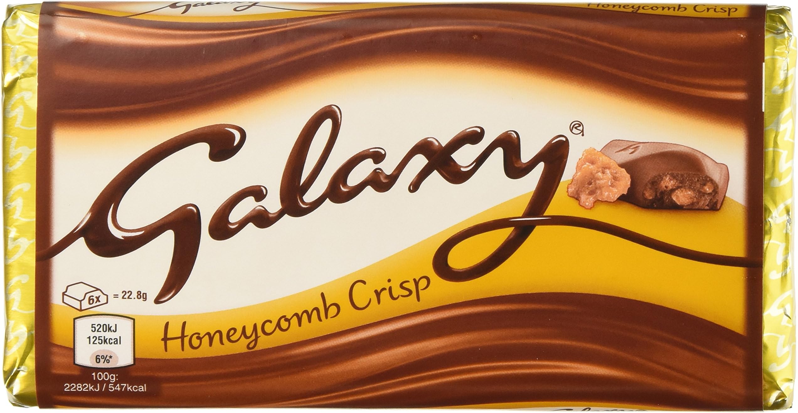 Galaxy Honey Comb Crisp Chocolate Bar 114 g