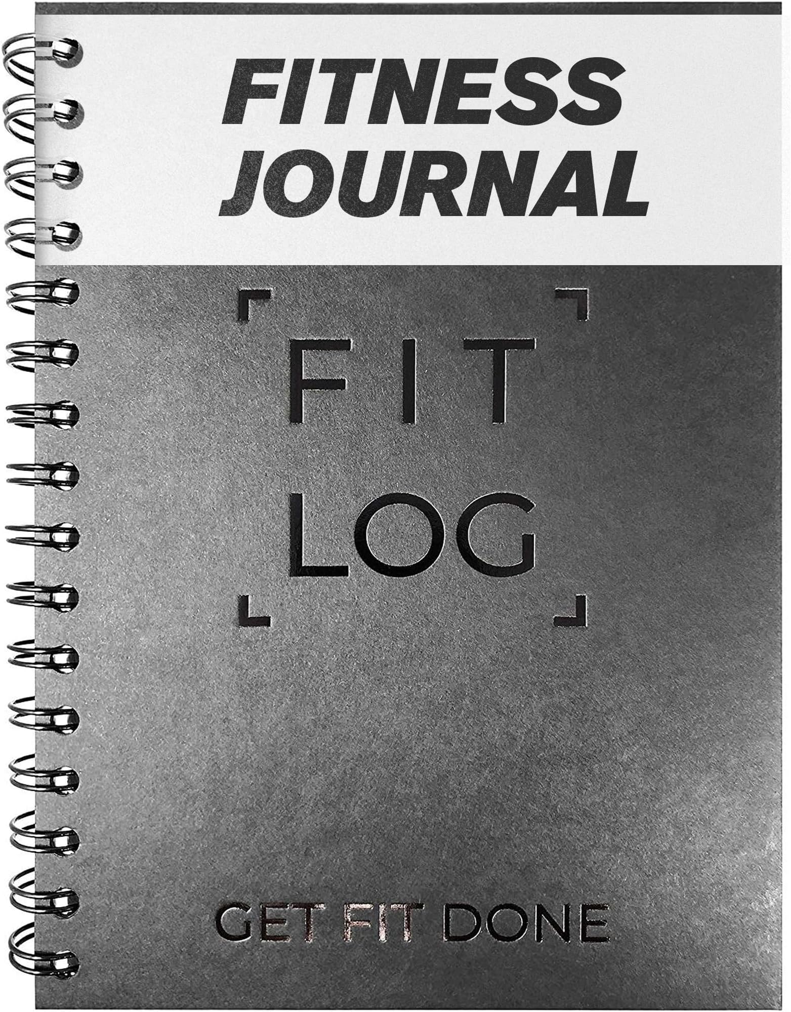 Cossac Undated Fitness Journal & Workout Planner - Designed by Experts Gym Notebook, Workout Tracker,Exercise Log Book for Men Women