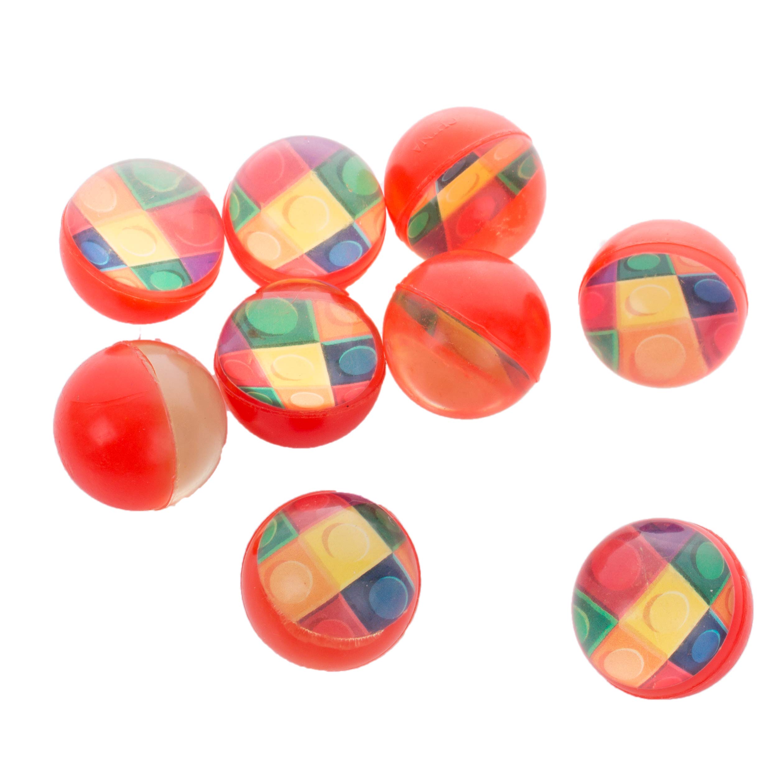 Marvel Building Block Inspired Super Hi High Bounce Rubber Balls (12)