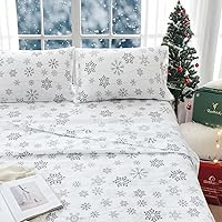 Vista 54 de HENGWEITEXT 18 Inch Cal King Sheets Deep Pocket,4 Piece Sheet Set Breathable and Cooling,Microfiber Sheet Set Deep Pocket,Wrinkle Free Shrinkage &