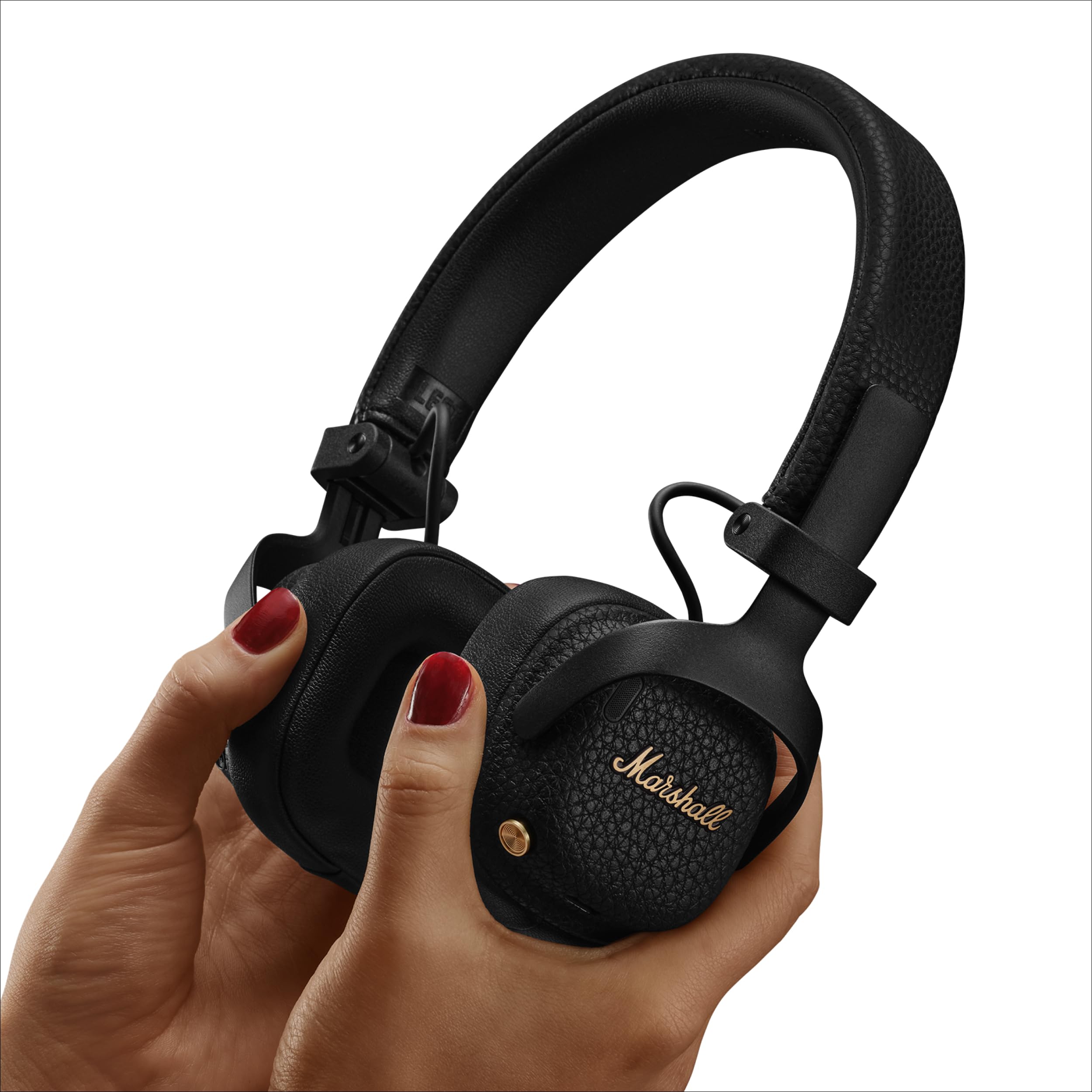 Marshall Cuffie sovraurali wireless Milton ANC con cancellazione attiva del rumore adattiva e fino a 80 ore di riproduzione, Nero