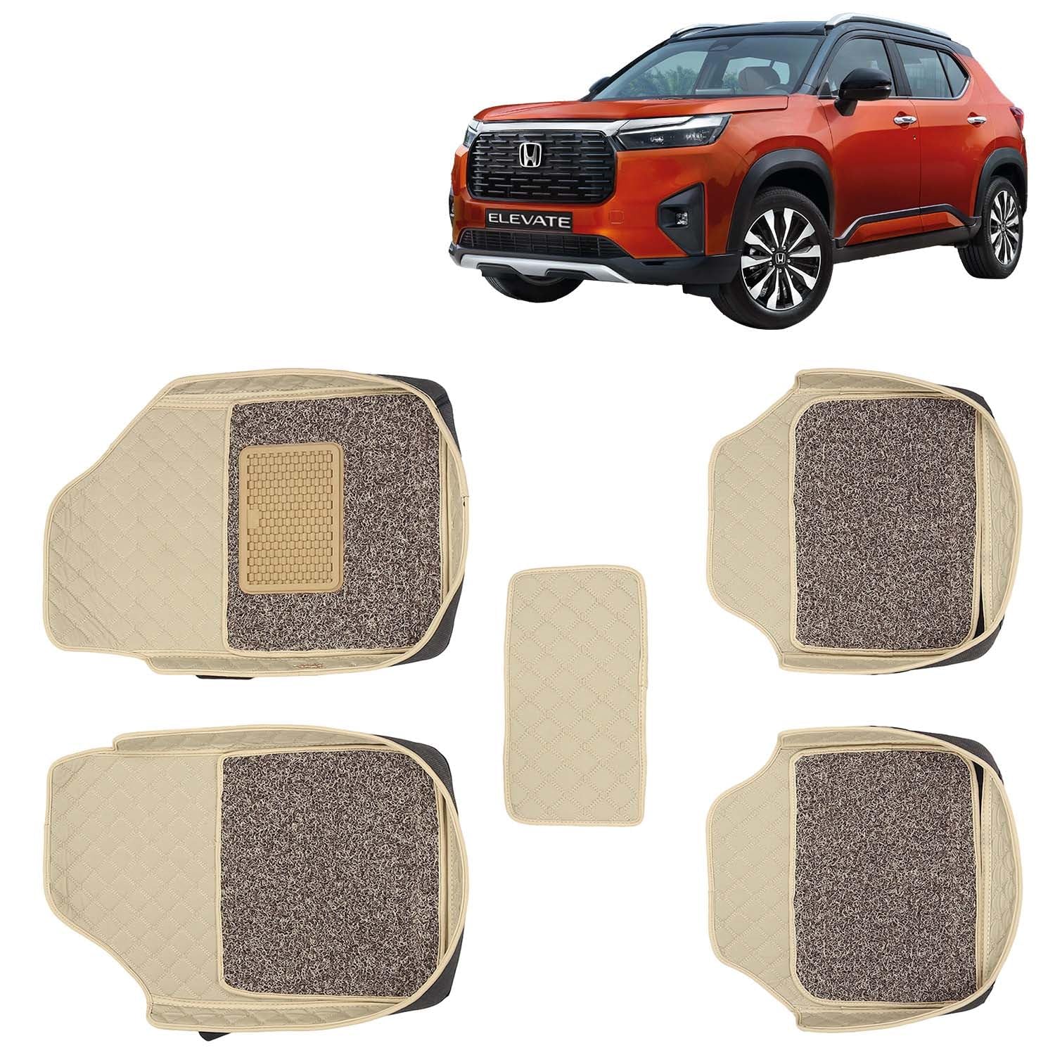 KINGSWAY® 7D Car Floor Foot Mats Compatible with Honda Elevate (2023
