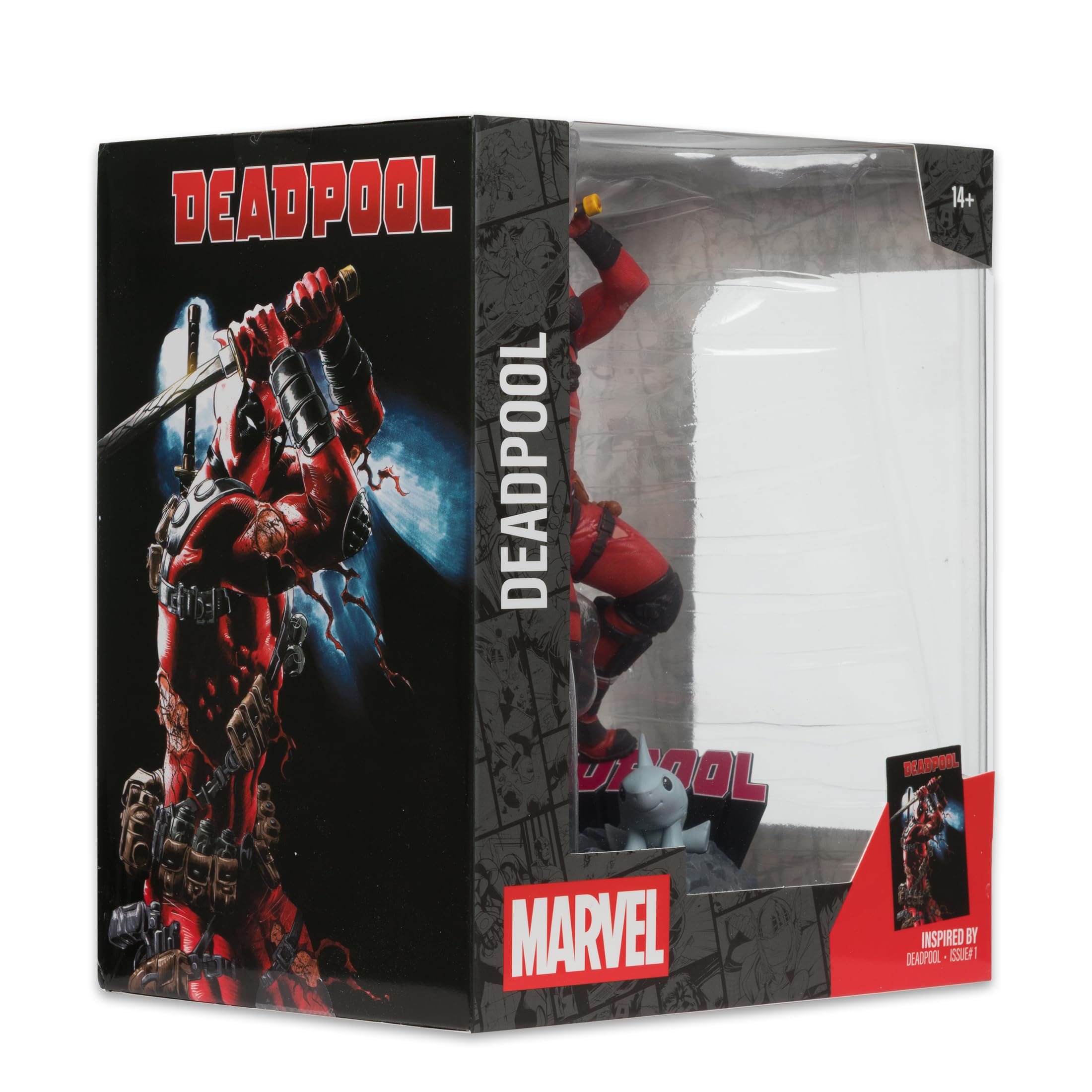 McFarlane Toys - Marvel Deadpool - Coleccionable a Escala 1:10 con Escena (Deadpool #1)