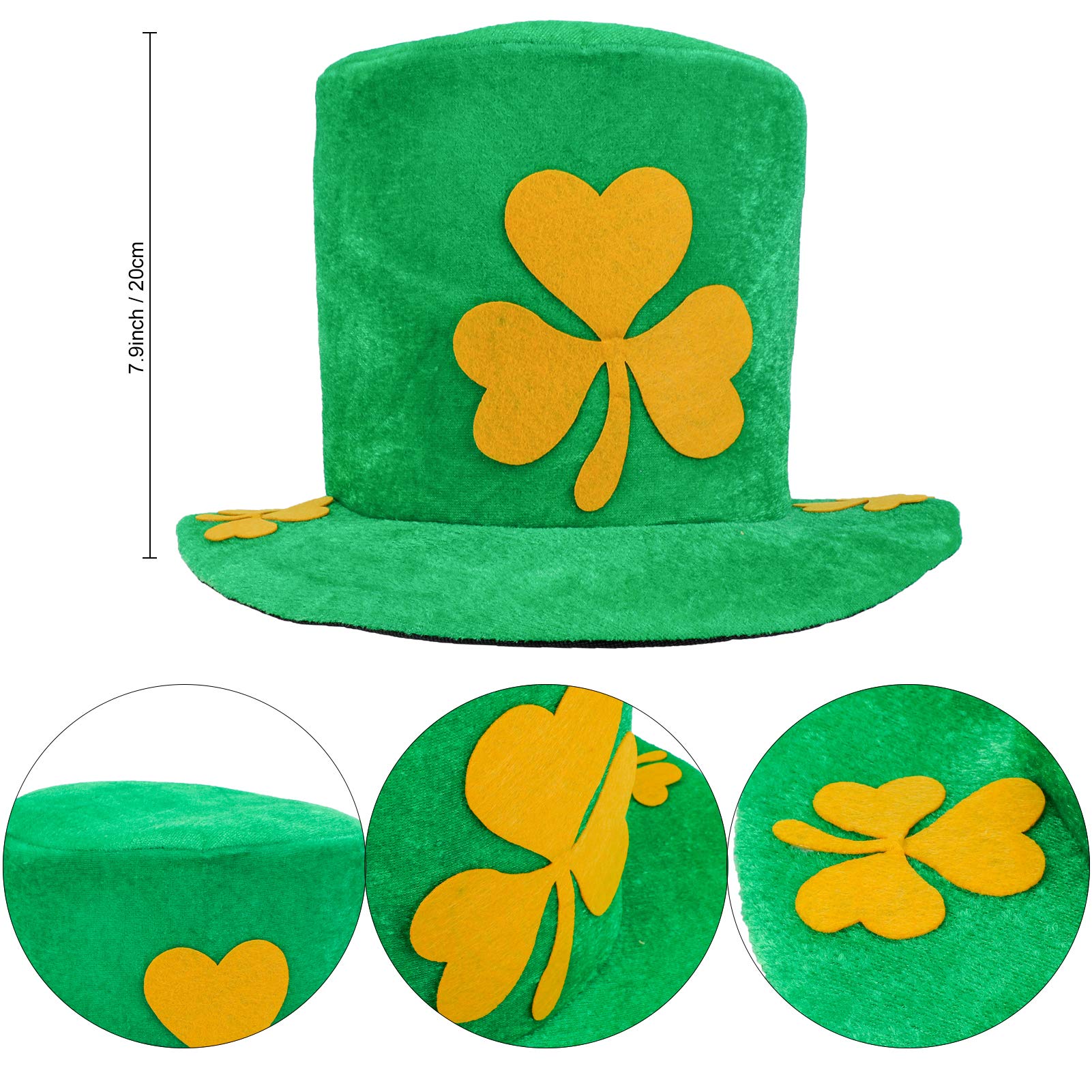 2 Nastri Verdi Per San Patrizio, In Nylon, Per Feste E Celebrazioni. Perfetti Per Infermieri, Studenti, Dipendenti O Come Accessorio Decorativo Per Eventi Irlandesi. - 2