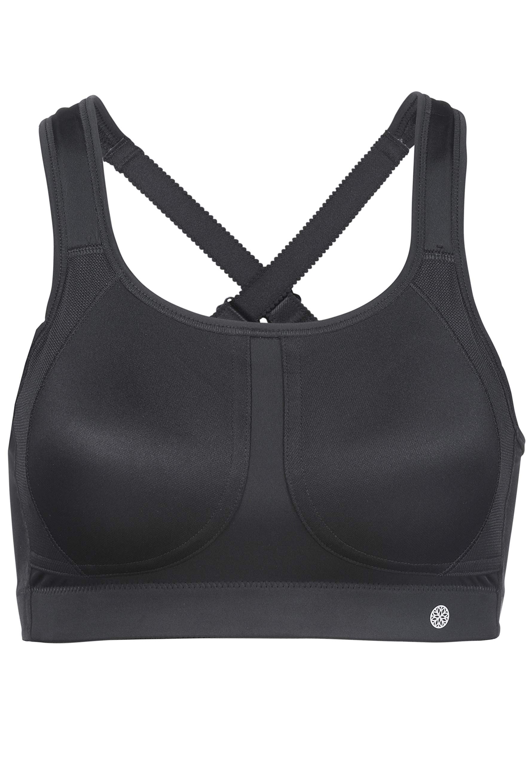 ATHLECIA Women's Magnolia Bra, 1001 Black, B