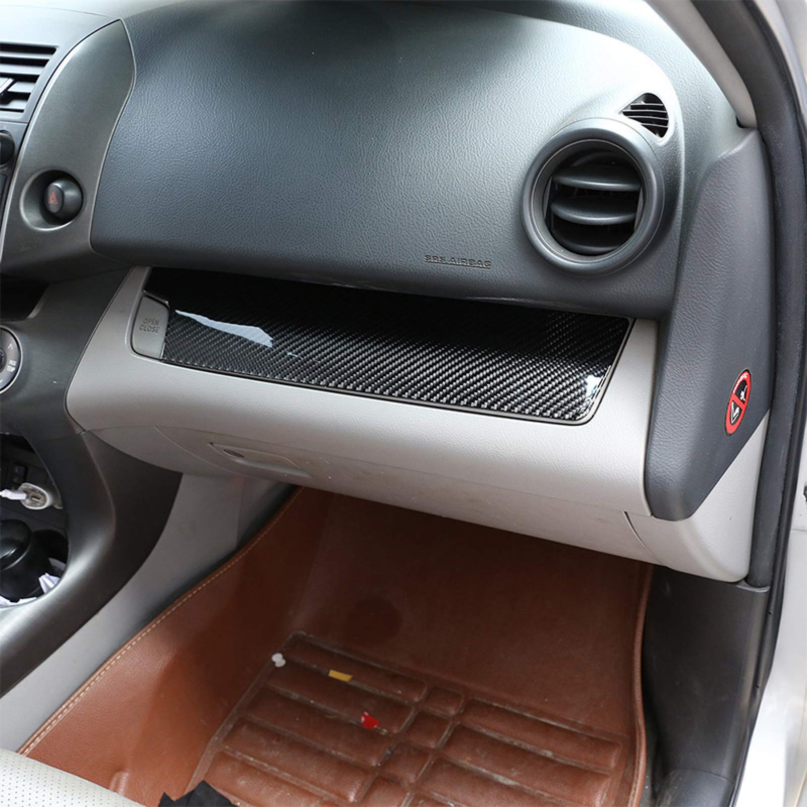 Carbon Fiber Dashboard Für Toyota RAV4 (2006-2012) | Linkslenker | Kratzfeste Innenraum-Abdeckung
