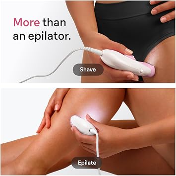 Braun Silk-epil 3 3-270, Epilator for Women for Long-Lasting Hair Removal, 20 Tweezer System, Smartlight Technology, Massage Rollers, Shaver and Trimmer Head Included