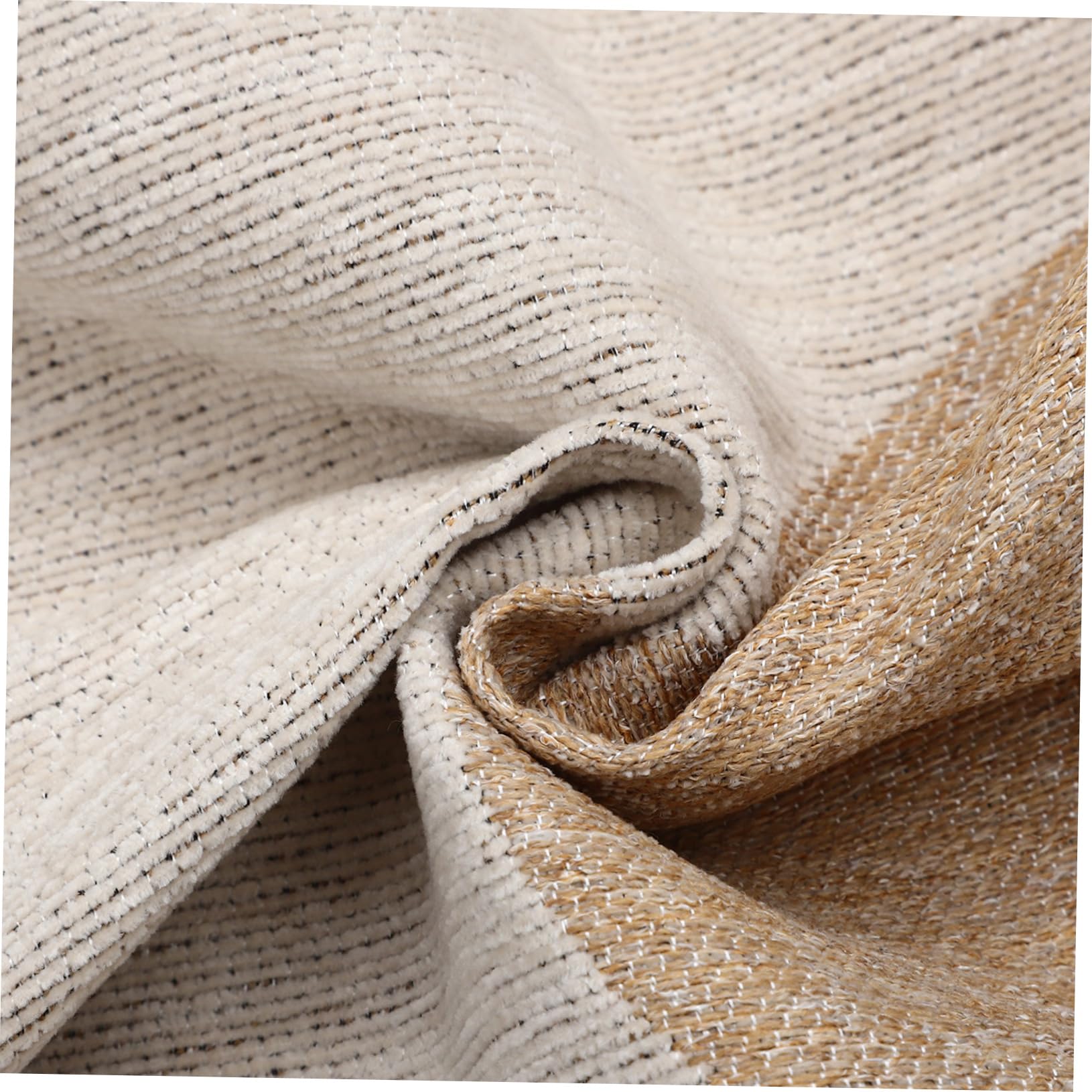Couverture de Canapé Beige en Chenille, Plaid D'intérieur Anti-griffes