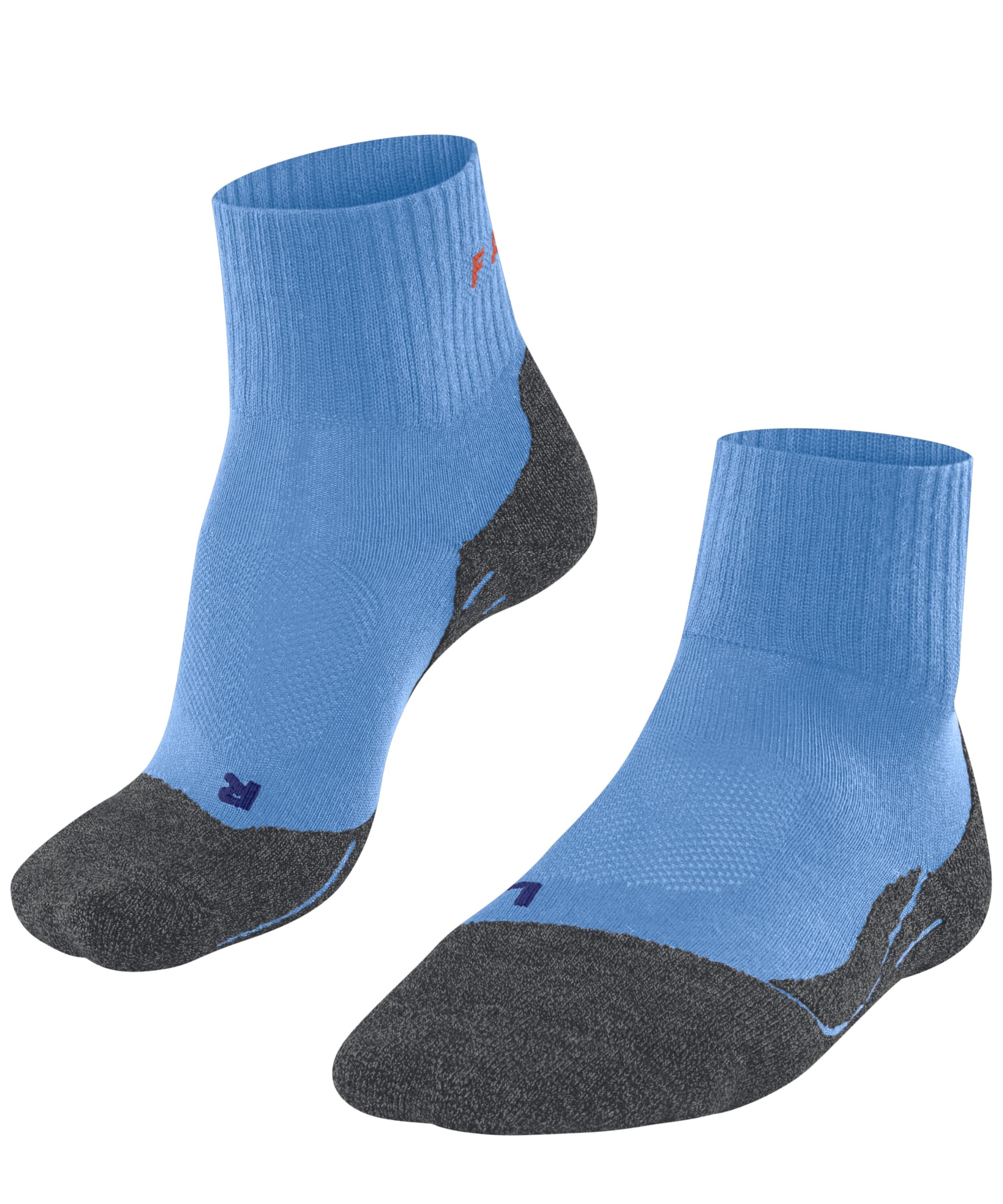 FALKE Men's TK2 Explore Cool Short M Sso Lyocell Functional Yarn Thick Anti-Blister Hiking Socks 1 Pair, Blue Note 6545, 11-12.5