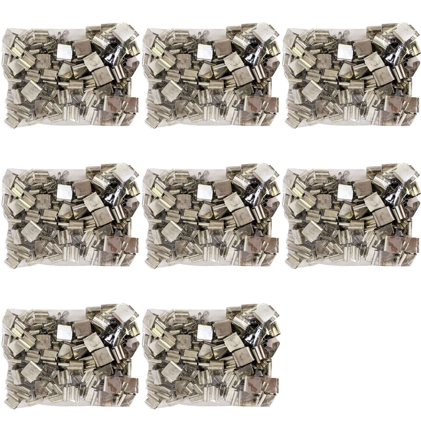 Support de mèche en métal stable et durable, pack de 800 pièces pour bougies
