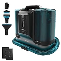 Cecotec Aspirapolvere per materassi e tappezzerie senza Cavo Conga Carpet & Spot Clean Infinity. 150W, 2 Batterie Intercambiabili, Autonomia 60 Minuti, Spruzzatore d’Acqua e Accessorio per Finestre