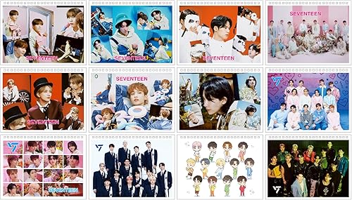 Miniatura 2 de Calendario de escritorio 2024 Seventeen, calendario mensual de escritorio de diecisiete para colección de fanáticos