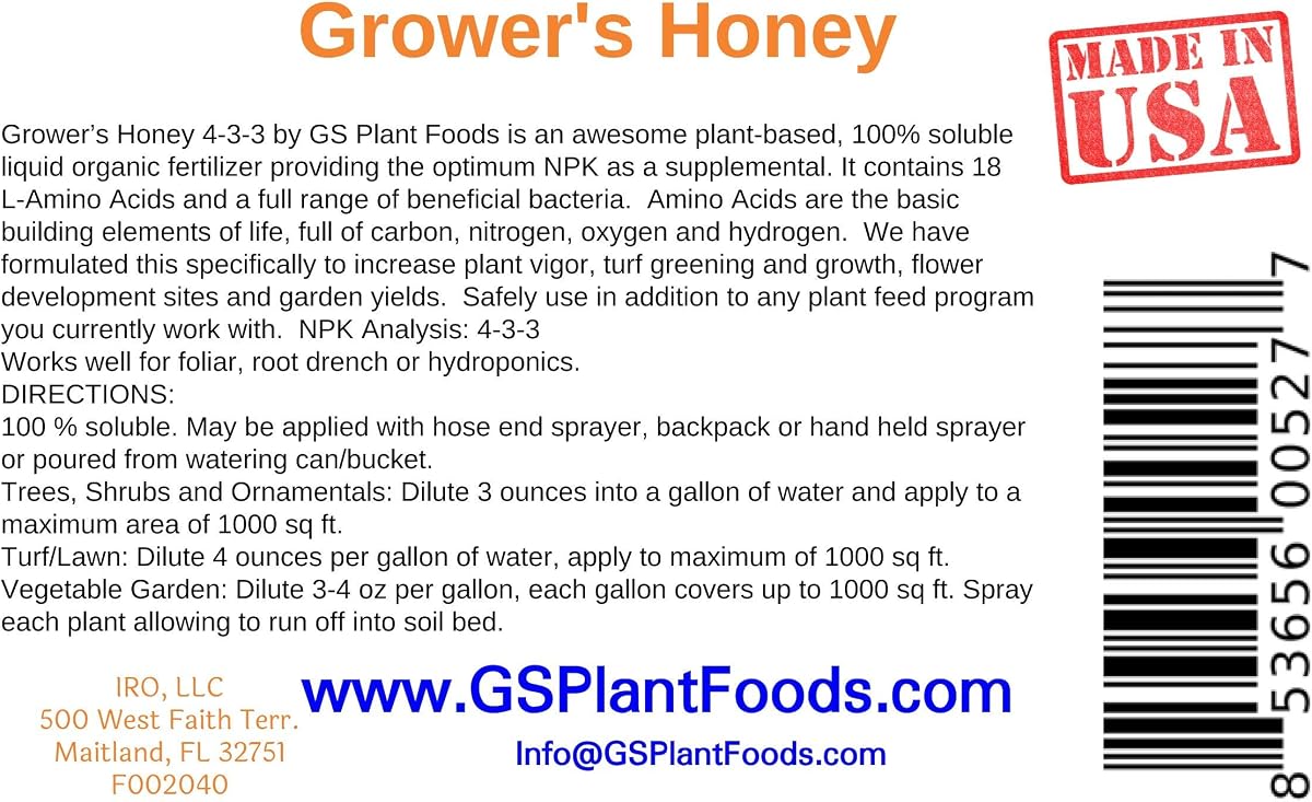 Yucatan Honey & Sea Buckthorn Plant Food Concentrate view 2