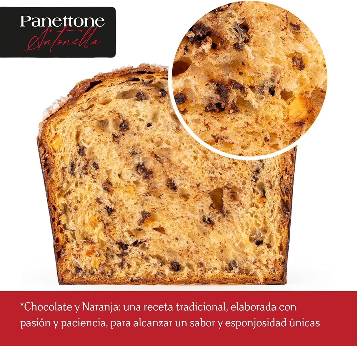 Antonella Panettone Schokolade & Orange 600 g Handwerklicher Choco-Orangen-Panetone Natursauerteig