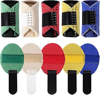 INOOMP 10pcs Trigger Finger Splints Single Straps Finger Splint Support Brace Finger Straightener
