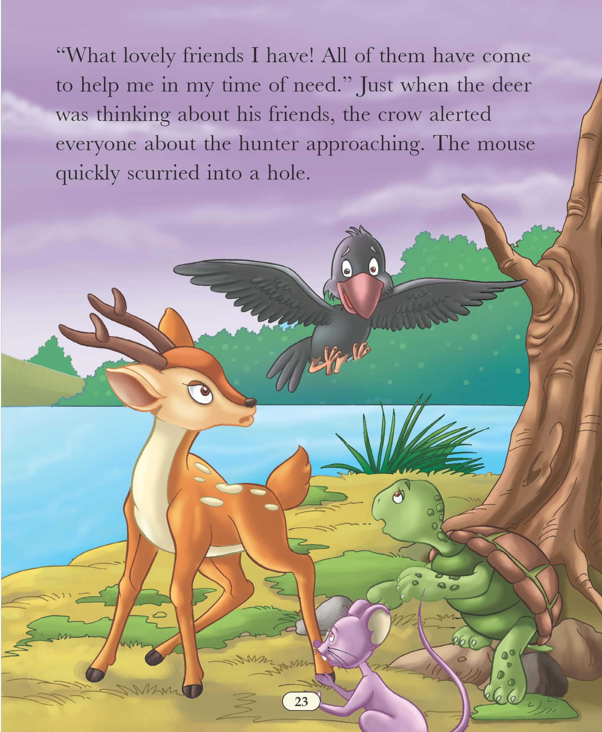 Panchatantra Well-Known Tales for Children: Indian Animal Well-Known Stories for Kids | Moral Stories Collection | Famous Animal Fables | Timeless ... - Large Print (Large Print Story Book) 3