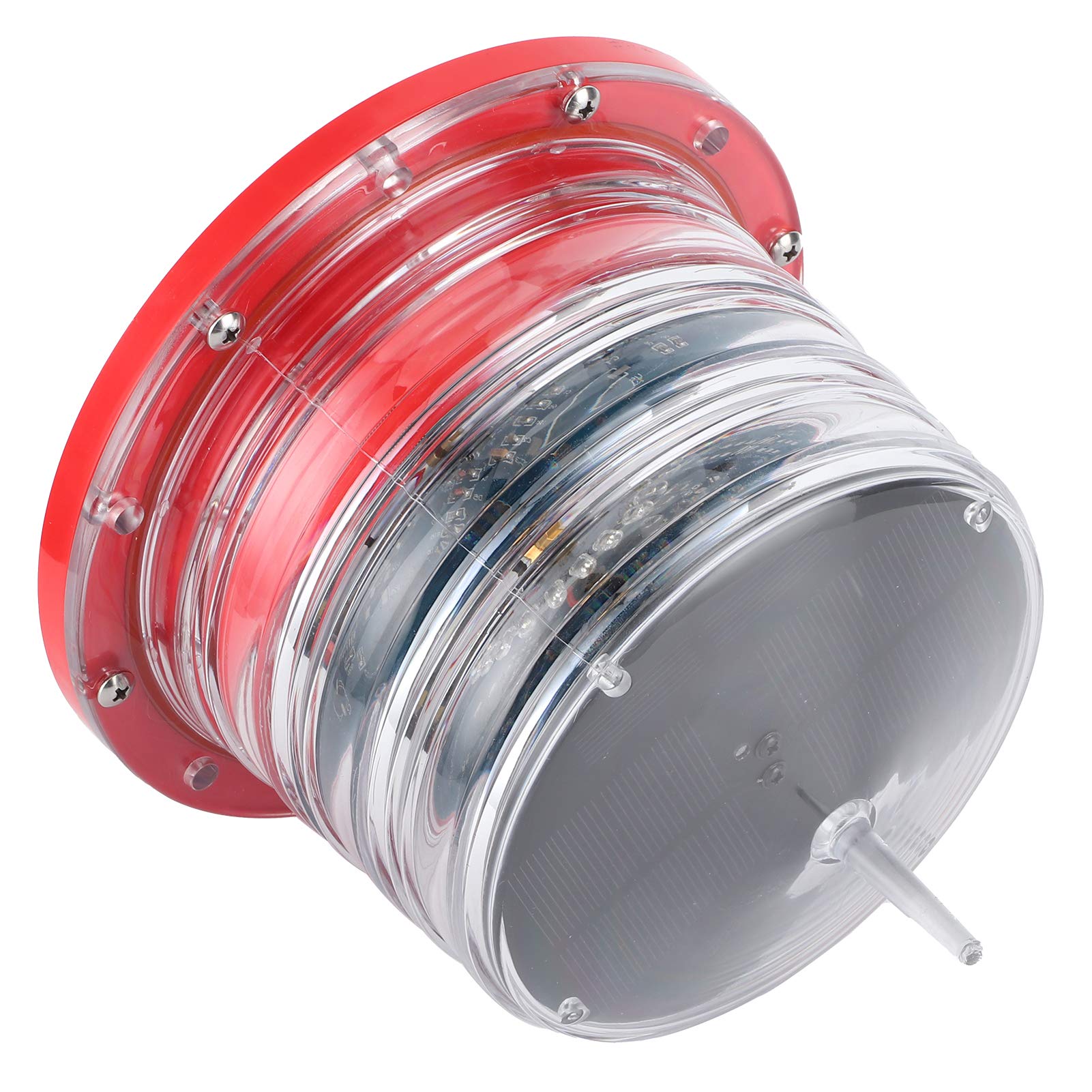 Solar Power Beacon Light Solar Schiff Licht Marine Navigation Licht LED Blinkende Schwimmende Lampe IP68 für Marine Schiff Boot