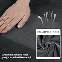 Vista 40 de WEERRW Fundas de terciopelo para sofá de 2 cojines, fundas de sofá de felpa de terciopelo de lujo de alta elasticidad, con parte inferior elástica