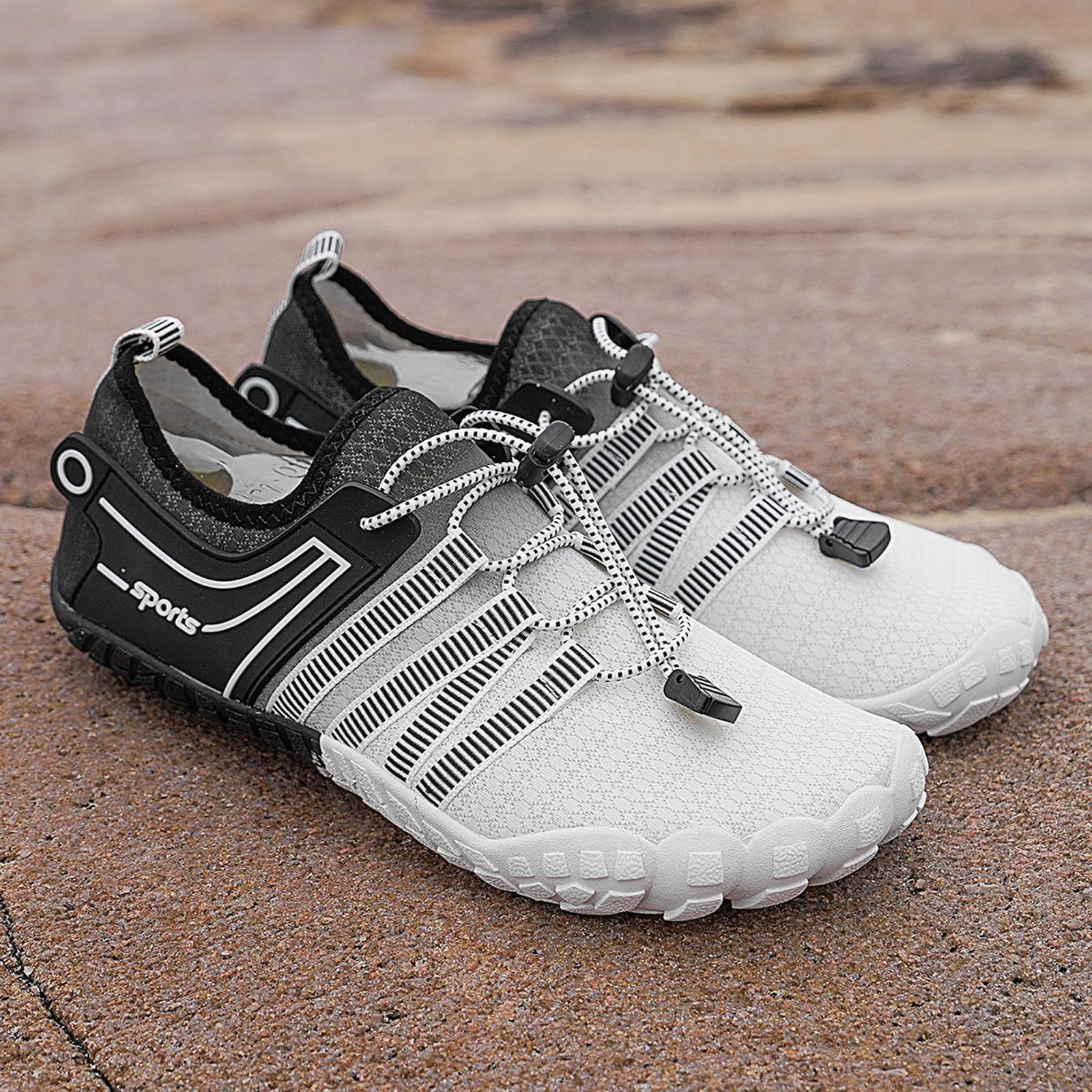 Scarpe da Scoglio Uomo Scarpette Mare Acqua Antiscivolo Donna Traspiranti per Piscina Entrare in Ciabatte Scogli Fiume Ragnetti Ginnastica Immersione con Sassi Scarpetta di Gomma Il Spiaggia