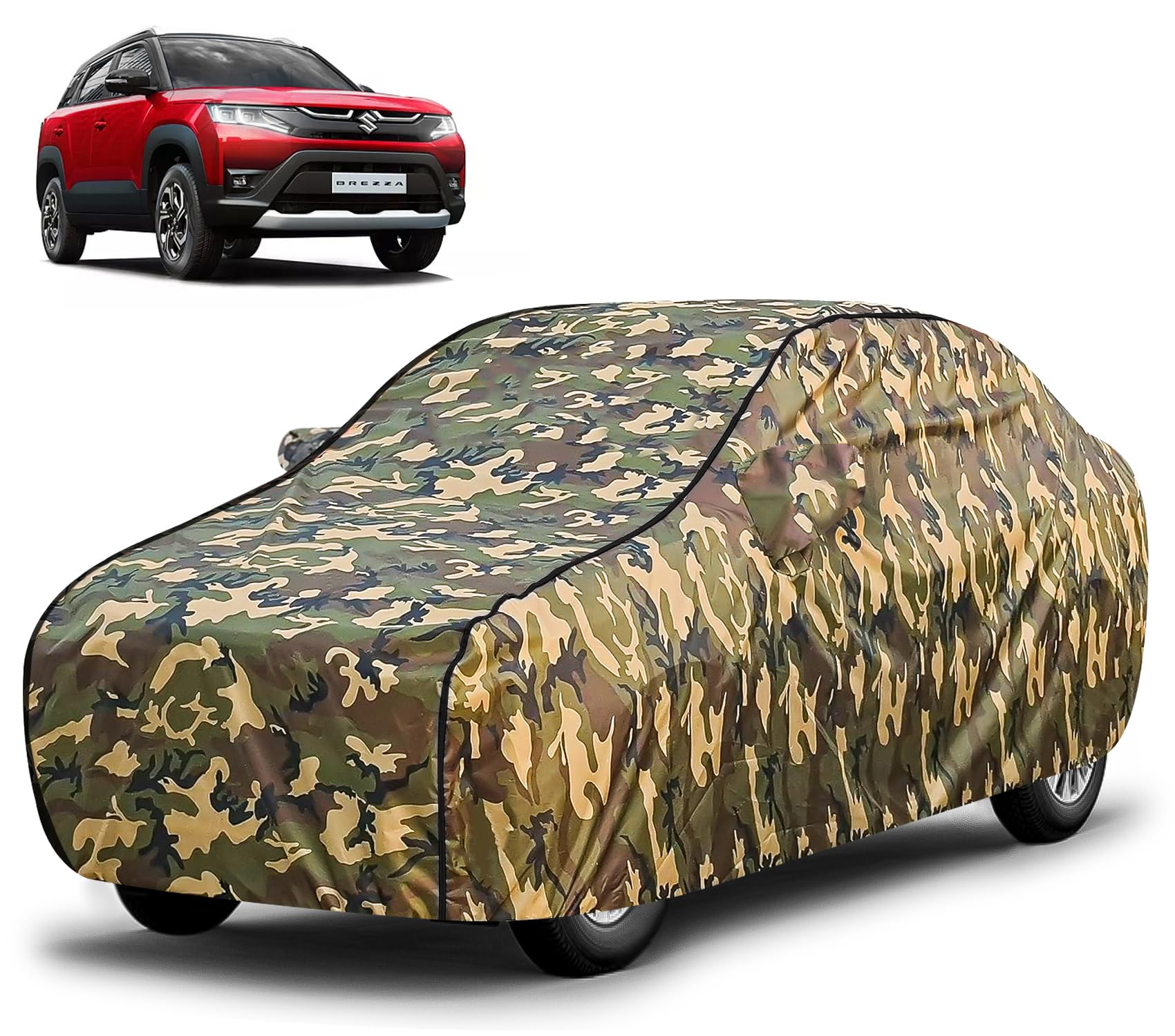 Tata Punch Car Cover - Jungle Print Waterproof -10 Tata Punch Car Cover - Jungle Print Waterproof -10