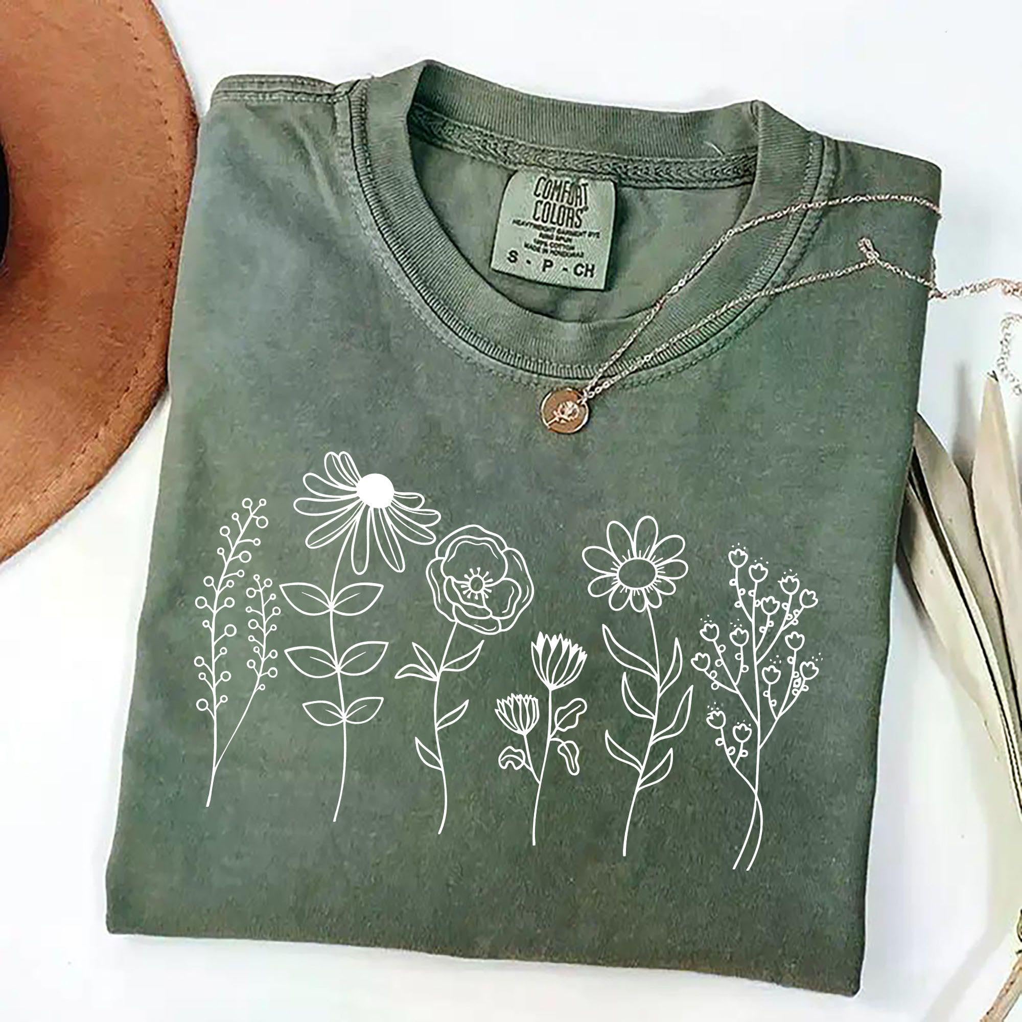 Wildflower Shirt Comfort Colors, Flo …
