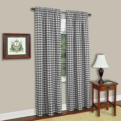 Checkered Curtains Amazon Com