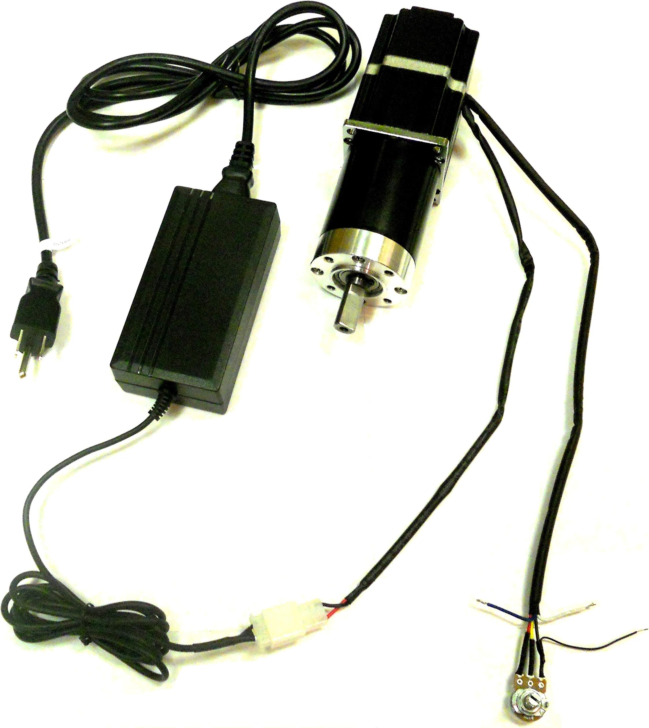 Makermotor BBQ Spit Rotisserie Gearmotor Variable Speed Reversible Brushless Gear Motor 10 RPM 110/220vac