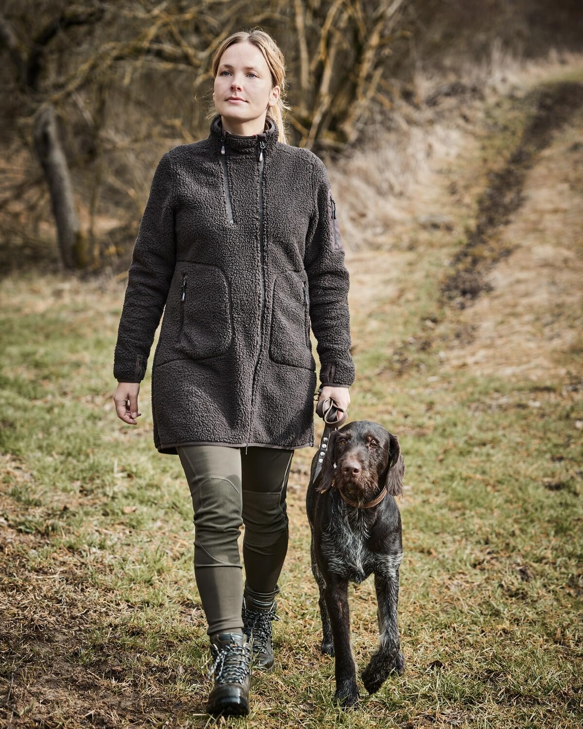 Parforce Damen Longjacke Pilefleece