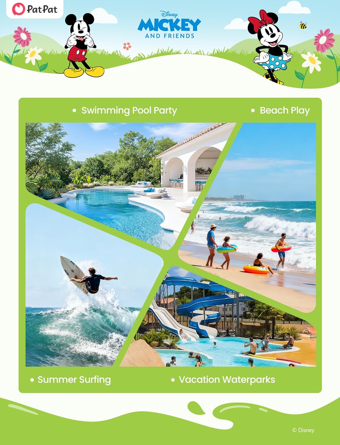 Disney Stitch Spiderman Star Wars Cars Toy Story Mickey Boy Swim Trunks UPF50+Swim Shorts Compression Liner & Quick-Dry 6M-9Y - Image 7