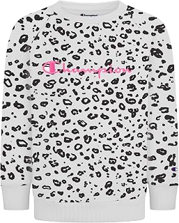 Champion Heritage Girls Classic Fleece Pullover Crewneck Sweatshirt Kids Clothes