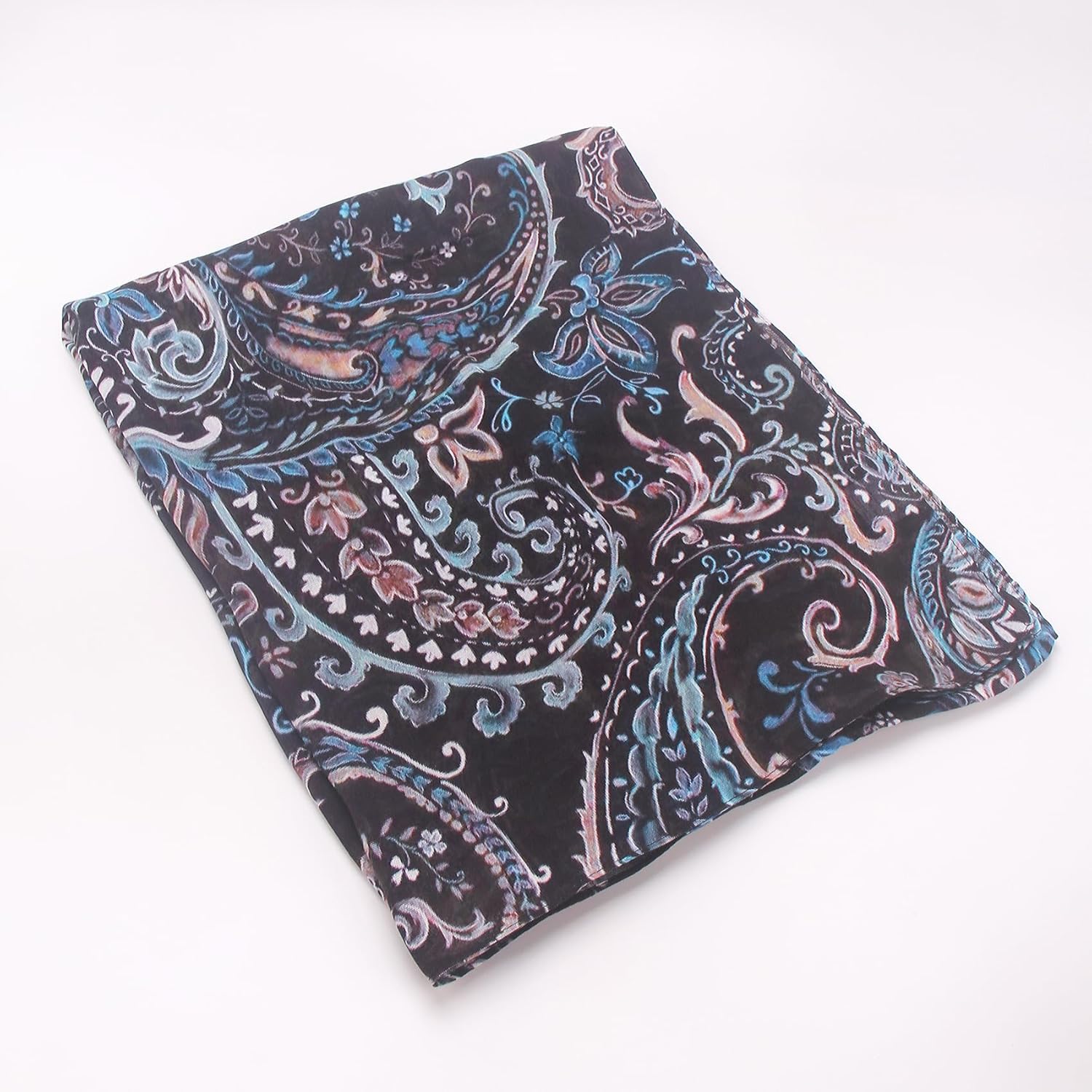 Fashion Printed Long Scarf Spring Fall Travel Head Wrap Shawl for Women,Lightweight Cotton feeling Hijab - Image 7