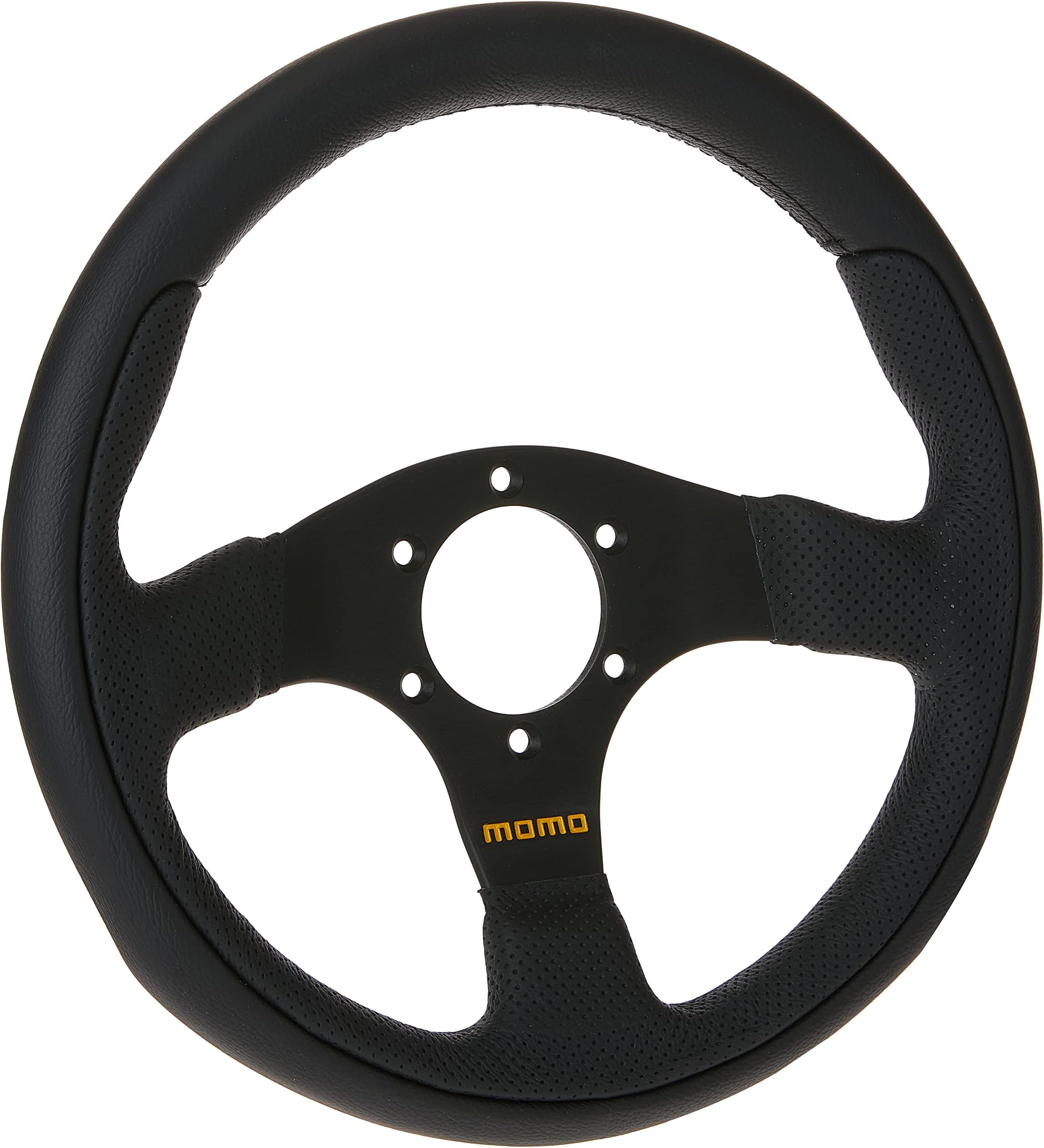 Volante MOMO California Blk 350 - Pelle Nera, Raggi Cromati, Design Classico E Sportivo - Foto 14